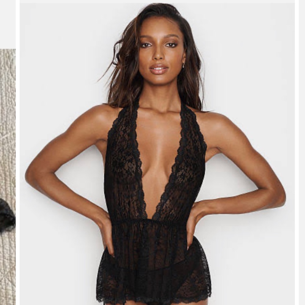Victoria’s Secret black babydoll NWT